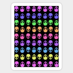 ALIEN Head Pattern Sticker